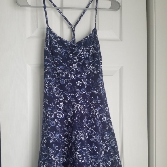 Criss-Cross Back Fit and Flare Dress - Picture 1 of 1